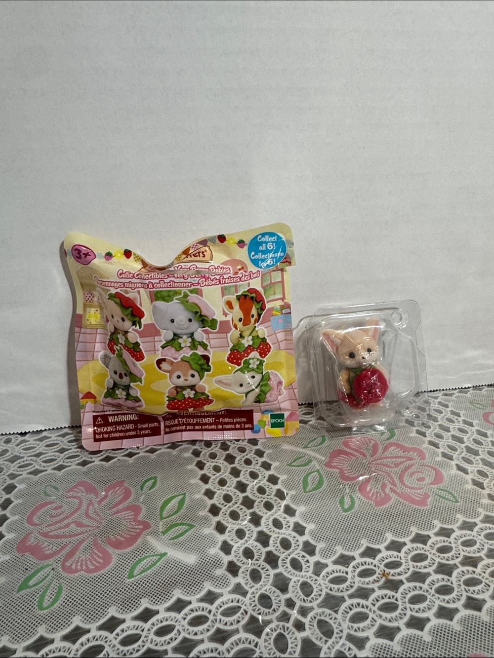Calico critters cutie collectibles very berry babies yulie